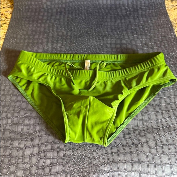 Men's Green Swim Trunks